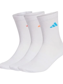 Adidas Linear Crew Cushioned Sportswear Crew C 3P ponožky White KC9623