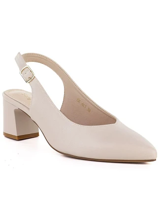 Dámske lodičky s remienkom béžovej farby Sergio Leone SK463