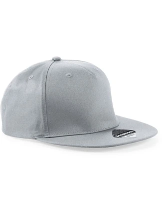 Beechfield B 610 5-panelová snapbacková čiapka 53.0610 svetlošedá Beechfield B 610 5-panelová snapbacková čiapka 53.0610 svetlošedá