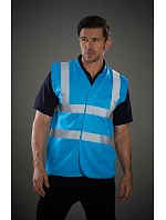 Bezpečnostná vesta Yoko HVW 100 Hi-Vis 79.W100, limetková Bezpečnostná vesta Yoko HVW 100 Hi-Vis 79.W100, limetková