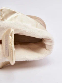 Śniegowce Damskie Na Grubej Podeszwie Z Suwakiem GOE MM2N4079 Beżowe