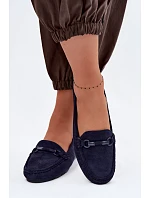 Dámské Mokasíny Ploché Tmavě Modré Olisa Dámské Mokasíny Ploché Tmavě Modré Olisa