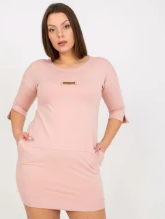 Šaty RV SK 7612.75P svetlo ružová
