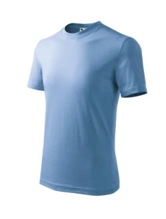 Základné tričko pre deti nebesky modré