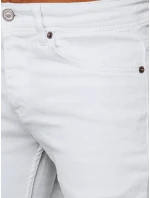 Pánske biele džínsové nohavice FashionStreet UX3922 Pánske biele džínsové nohavice FashionStreet UX3922