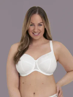 Rosemary podprsenka s kosticami Full Cup 5284 biela - RosaFaia