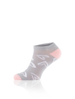 PonožkyS NOELIA - sivá/ružová