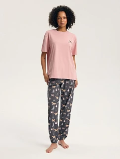 Dámske pyžamo Henderson 45420 Ginni, krátke rukávy, veľkosti S–3XL
