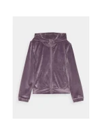 Dievčenská velúrová mikina 4F Junior 4FJWAW24TSWSF1217-51S