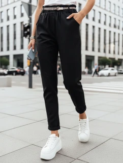 Dámske látkové nohavice ERLON black FashionStreet UY2026