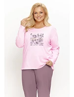 Pyžamo Taro 3657 Solene, s dlhými rukávmi, veľkosti 2XL–4XL, Z26
