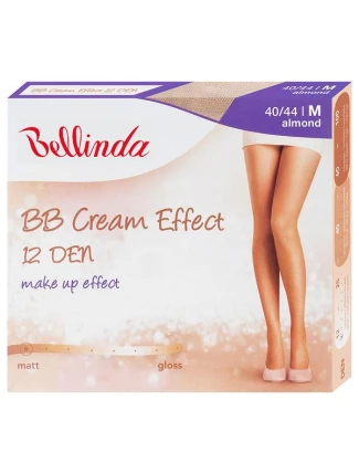 BB cream pančuchy s make up efektom BB CREAM 12 DEN - Bellinda - almond