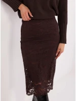 Sukňa MI SD G9139.33 tmavohnedá