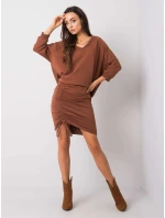 Blúzka RV BL 5676.09 tmavohnedá