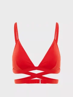 Vrchný diel plaviek KW0KW00796-XA7 červená - Calvin Klein