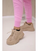 Dvojdielny sveterový set svetlo ružový