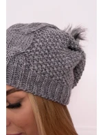 Sandra K210 tmavo šedá fleecová čiapka