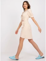 Šaty LK SK 508622.06P svetlo béžová