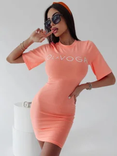 Dámske šaty 277797 lososové - Ola Voga