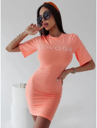Dámske šaty 277797 lososové - Ola Voga