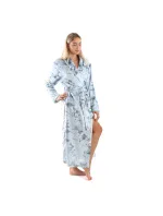 Dámsky župan Miya 2126 0013 Svetlosivá japonská záhrada - Vestis Dámsky župan Miya 2126 0013 Svetlosivá japonská záhrada - Vestis