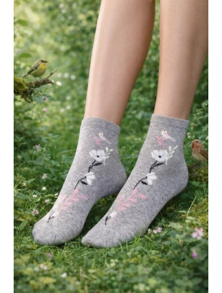 PERFECT WOMAN - Dámske vzorované ponožky U84.01P