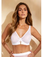 Mäkká podprsenka Kinga SC-1215 Lou Light White