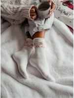 Milena Ponožky 0118-013 Vianočné dámske froté 37-41