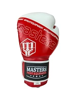 RPU-FOLK 12 oz biele a červené boxerské rukavice