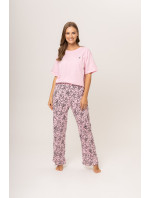 Dámske pyžamo 160/057 ružová vzor srdiečka - Karol