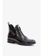 Dámske členkové topánky HY42-717 Black - S.Barski Dámske členkové topánky HY42-717 Black - S.Barski