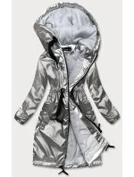 Strieborná dámska bunda pre prechodné obdobie (741ART) Strieborná dámska bunda pre prechodné obdobie (741ART)