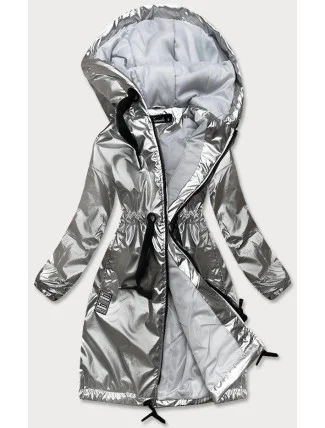 Strieborná dámska bunda pre prechodné obdobie (741ART) Strieborná dámska bunda pre prechodné obdobie (741ART)