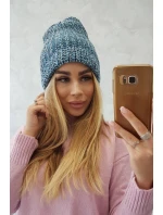 Dámska čiapka Delia K260 modrá