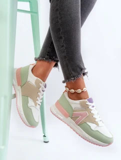 Sneakersy Damskie Z Eko Skóry Multikolor Vinelli