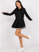 Dámske šaty-DHJ-SK-6801.63P-čierne Dámske šaty-DHJ-SK-6801.63P-čierne