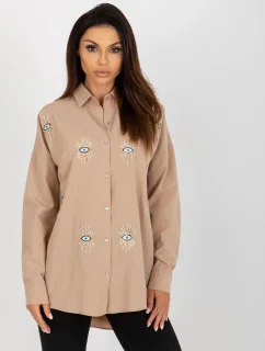 Dámska košeľa TO KS 7004.30 Béžová - FPrice