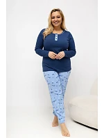 Pohodlné pyžamo pre plnoštíhly model 226132 Forever Pink