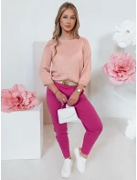Dámsky oversize sveter SOFTICAN púdrovo ružový FashionStreet MY2431 Dámsky oversize sveter SOFTICAN púdrovo ružový FashionStreet MY2431