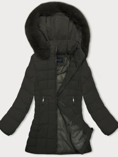 Dámska prešívaná zimná bunda J Style army (16M9119-136)