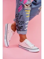 Damskie Klasyczne Trampki Różowe Omerta