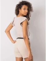 Blúzka DHJ BZ 13301.34P béžová