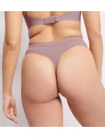 Dámske tangá EVER Ease String - PURPLE - fialovo-hnedé 6116 - SLOGGI