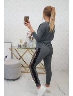 Sada s leopardím vzorom v grafitovej farbe Sada s leopardím vzorom v grafitovej farbe