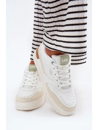 Dámske tenisky na platforme LEE EMMA WOMEN LOW 50251014.04L Beige