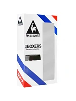 Le Coq Sportif pánske boxerky 3PAK black grey burgundy Le Coq Sportif pánske boxerky 3PAK black grey burgundy