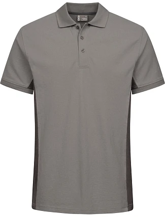 Promodoro 4590 Unisex pracovné polo s kontrastnými prvkami – EXCD 40.4590 nové svetlosivé/antracitové