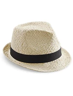 Beechfield B 720 Klobúk s pleteným vzhľadom „Festival Trilby“ 53.0720 natural Beechfield B 720 Klobúk s pleteným vzhľadom „Festival Trilby“ 53.0720 natural