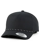 Flexfit 5079BD 5-panelová čiapka s kšiltom „Retro Cotton Blend“ 55.79BD čierna Flexfit 5079BD 5-panelová čiapka s kšiltom „Retro Cotton Blend“ 55.79BD čierna