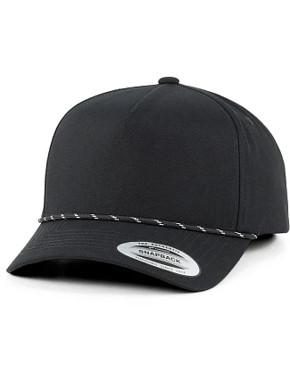 Flexfit 5079BD 5-panelová čiapka s kšiltom „Retro Cotton Blend“ 55.79BD čierna Flexfit 5079BD 5-panelová čiapka s kšiltom „Retro Cotton Blend“ 55.79BD čierna